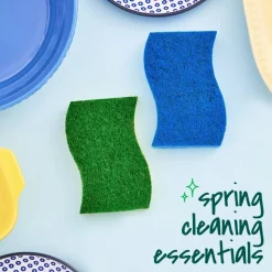 Scotch-Brite Heavy Duty Sponges, 6 Scrubbing Sponges, Great For Washing Dishes and Cleaning Kitchen