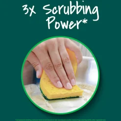 Scotch-Brite Heavy Duty Sponges, 6 Scrubbing Sponges, Great For Washing Dishes and Cleaning Kitchen
