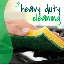 Scotch-Brite Heavy Duty Sponges, 3 Scrubbing Sponges, Great For Washing Dishes and Cleaning Kitchen