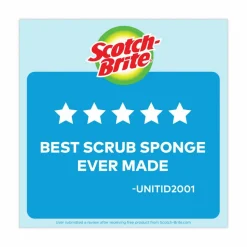 Scotch-Brite Non-Scratch Multi-Purpose Scrub Sponge, 4.4 x 2.6, 0.8