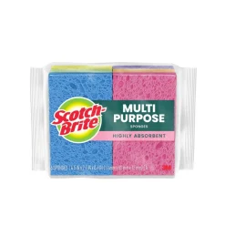 Scotch-Brite Ocelo Multi-Purpose Sponges, 6 Sponges, Assorted Colors
