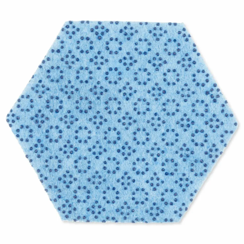 Scotch-Brite PROFESSIONAL Low Scratch Scour Pad 2000HEX, 5.75 x 5, Blue, 15/Carton