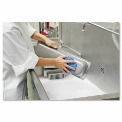 Scotch-Brite PROFESSIONAL Low Scratch Scour Pad 2000HEX, 5.75 x 5, Blue, 15/Carton