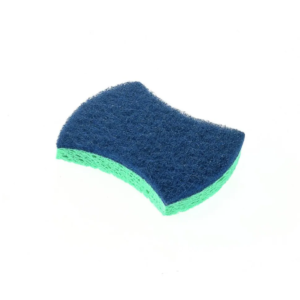 Scotch-Brite PROFESSIONAL Power Sponge 3000, 2.8 x 4.5, 0.6" Thick, Blue/Teal, 5/Pack