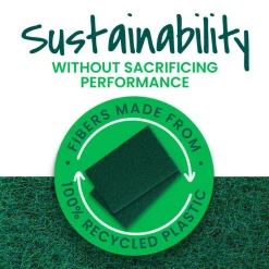 Scotch-Brite Scouring Pads, 3 Scour Pads, Great for Kitchen, Garage and Outdoors