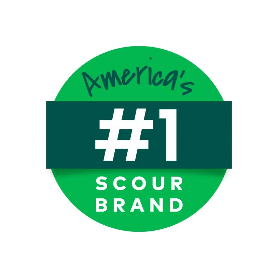 Scotch-Brite Scouring Pads, 3 Scour Pads, Great for Kitchen, Garage and Outdoors