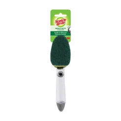 Scotch-Brite Soap-Dispensing Dishwand, 2.5 x 9.5, Yellow/Green