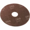 Scotch-Brite Surface Preparation Pad, 13" Diameter, Maroon, 10/Carton