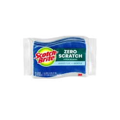 Scotch-Brite Zero Scratch Scrub Sponge, 3 Pack Scrubbing Sponges, Great For Washing Dishes and Cleaning Kitchen