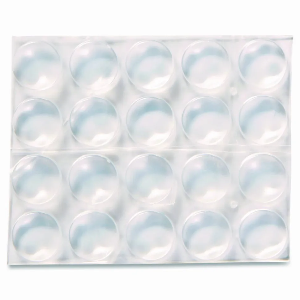 Scotch Bumpers, 0.5" dia, Clear, 40/Pack