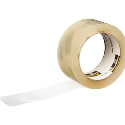 Scotch Commercial Grade Shipping Packing Tape, 6 Tape Rolls, 1 7/8 in x 54.6 yd, 3" Core, Designed - 3750