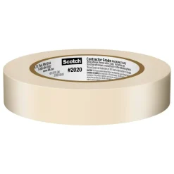 Scotch Contractor Grade Masking Tape, Removable, 9 Tape Rolls, 0.94 in x 60.1 yd, 3