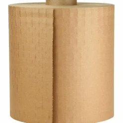 Scotch Cushion Lock Protective Wrap, 12 in x 1000 ft, 1 Roll, 100% Recycled Paper, Honeycomb Packing Paper, Alternative for Bubble Cushion Wrap, Brown
