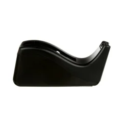 Scotch Desktop Tape Dispenser, 1 in. Core, Black, Home Office Supplies and School Supplies for College and Classrooms