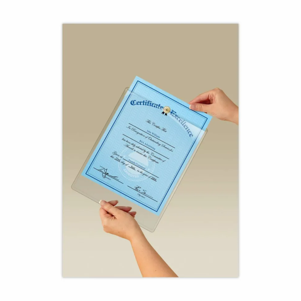Scotch Display Pocket, 9" x 11", Clear