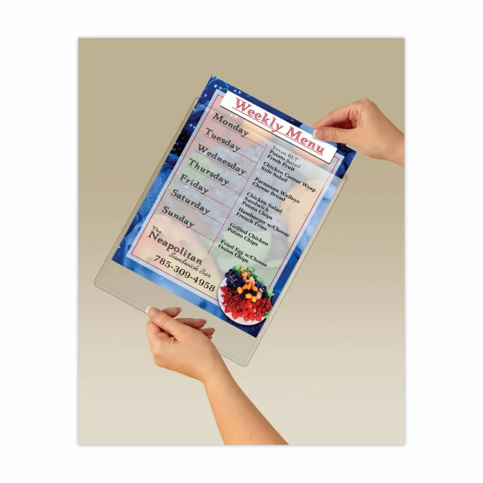 Scotch Display Pocket, 9" x 11", Clear