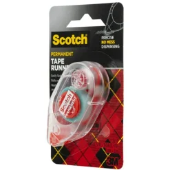 Scotch Double-Sided Adhesive Roller - Dispenser Included - Handheld Dispenser - 1 / Each - Clear