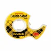 Scotch Double-Sided Tape With Handheld Dispenser, 1/2" x 248", Clear