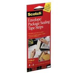 Scotch Envelope/Package Sealing Tape Strips, 1-7/8