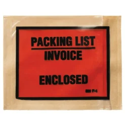 Scotch Full Print Packing List Envelopes F1, 4.5 in x 5.5 in, 1000 Mailers/Pack