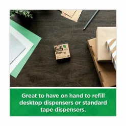 Scotch Greener Magic Tape, Invisible, 3/4 in. x 900 in., 10 Tape Rolls, Clear, School Supplies and College Essentials for Students and Teachers