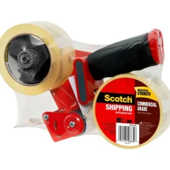 Scotch H180 Box Sealing Tape Dispenser, 2 Rolls of Tape Included