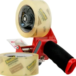 Scotch H180 Box Sealing Tape Dispenser, 2 Rolls of Tape Included