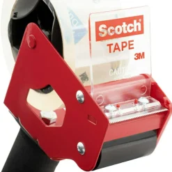 Scotch H180 Box Sealing Tape Dispenser, 2 Rolls of Tape Included