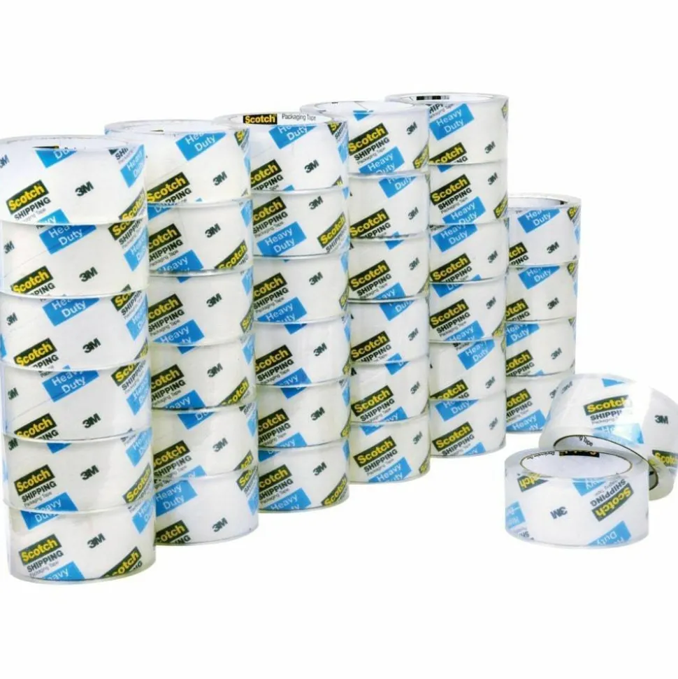 Scotch Heavy Duty Shipping Packaging Tape- 36 Pack, 1.88"x54.60 yds - 1.88"x 54.60 yd - 3" Core - Synthetic Rubber Resin - 0