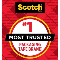 Scotch Heavy-Duty Shipping Packing Tape, 1-7/8