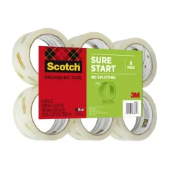 Scotch 3500 High-Performance Packaging Tape Refill Rolls, 3