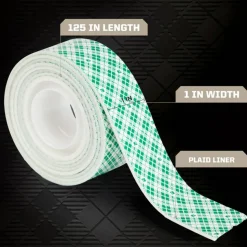 Scotch Indoor Double-Sided Mounting Tape , 1 in x 125 in (2.54 cm x 3.17 m)