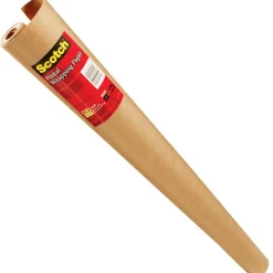 Scotch Kraft Postal Wrap, #60, 30" x 15', Brown