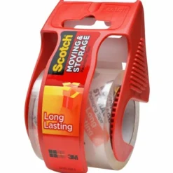 Scotch Long-Lasting Moving & Storage Tape With Refillable Dispenser, 2" x 22.2 Yd., Clear