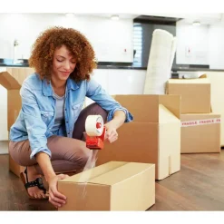 Scotch Long-Lasting Moving & Storage Tape With Refillable Dispenser, 2
