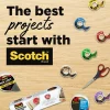 Scotch Magic Tape, Invisible, 3 Tape Rolls, 1/2 in x 1296 in, Home Office Supplies and School Supplies for College and Classrooms