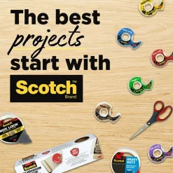 Scotch Magic Tape, Invisible, 3 Tape Rolls, 1/2 in x 1296 in, Home Office Supplies and School Supplies for College and Classrooms