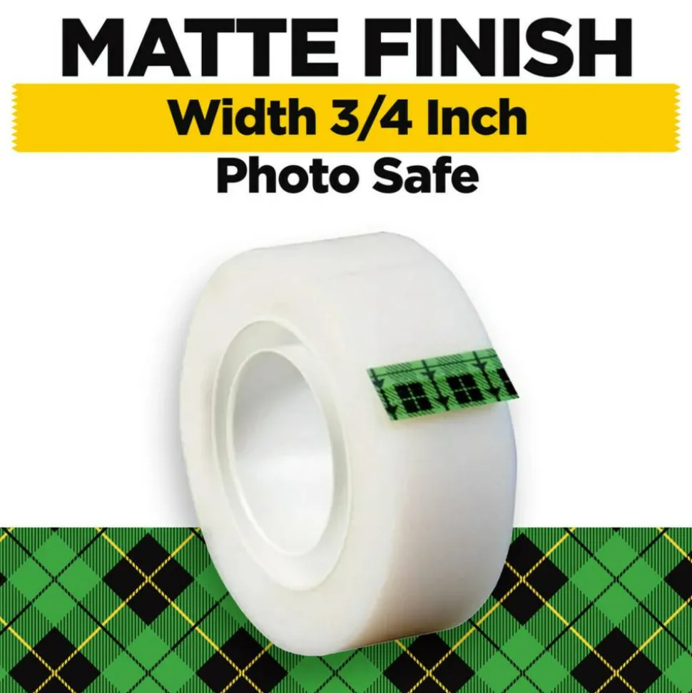 Scotch Magic Tape, Invisible, 1 Tape Roll, 3/4 in x 1296 in, Home Office Supplies and School Supplies for College and Classrooms