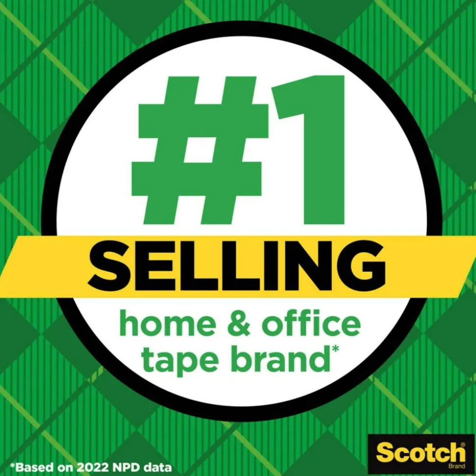 Scotch Magic Tape, Invisible, 1 Tape Roll, 3/4 in x 1296 in, Home Office Supplies and School Supplies for College and Classrooms