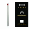 Scotch Mailing Tube, 48" Long, 4" Diameter, White, 12/Carton