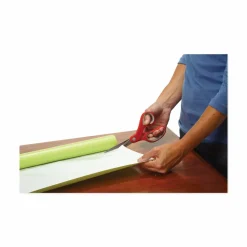 Scotch Multi-Purpose Scissors, 8" Long, 3.38" Cut Length, Straight Gray/Red Handle