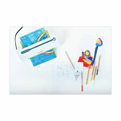 Scotch Self-Sealing Laminating Pouches, 9.5 mil, 2.81" x 3.75", Gloss Clear, 5/Pack