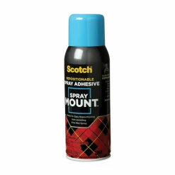 Scotch Spray Mount Spray Adhesive, Clear, 10.25 Oz.