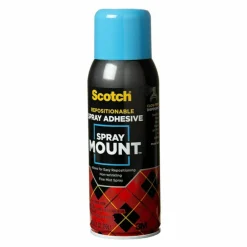 Scotch Spray Mount Spray Adhesive, Clear, 10.25 Oz.