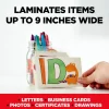 Scotch Thermal Laminating Combo Pack, 1 Thermal Laminator 9" Wide, 2 Laminating Sheets, Fits Letter Size