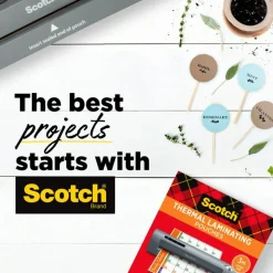 Scotch Thermal Laminating Combo Pack, 1 Thermal Laminator 9