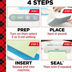Scotch Thermal Laminating Pouches, 8.9