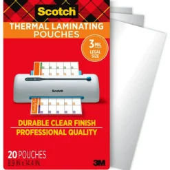 Scotch Thermal Laminating Pouches, 8.9