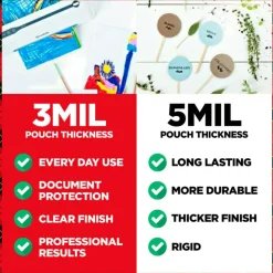 Scotch Thermal Laminating Pouches, 8.9