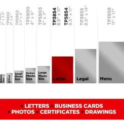Scotch Thermal Laminating Pouches, 8.9" x 11.4", 150 Laminating Sheets, Fits Letter Size